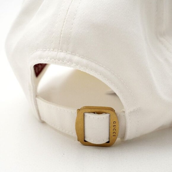 Gucci Never Usedmade in 2024 Cap Size L 59 Logo Embroidery White main image 10